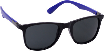 Hrinkar Rectangular Sunglasses(For Men & Women, Grey)