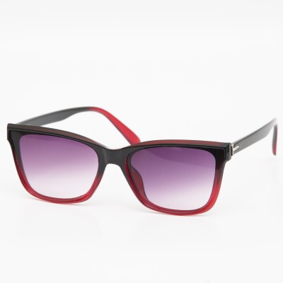 Jamleen Gallery Rectangular Sunglasses(For Women, Violet)