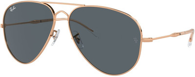 Ray-Ban Aviator Sunglasses(For Men & Women, Blue)