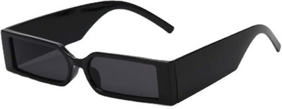 Dyana Core Rectangular Sunglasses(For Men & Women, Black)