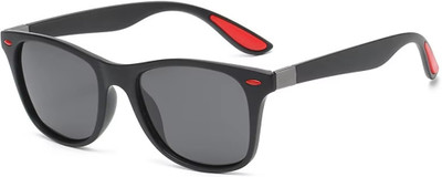 RYNOCHI Wayfarer, Spectacle , Retro Square Sunglasses(For Men & Women, Black)