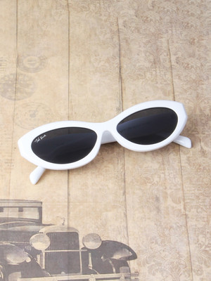 Ted Smith Cat-eye Sunglasses(For Men & Women, Black)