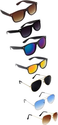 Rich Club Aviator Sunglasses(For Men, Black)