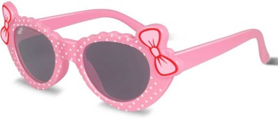 PIRASO Cat-eye Sunglasses(For Girls, Black)