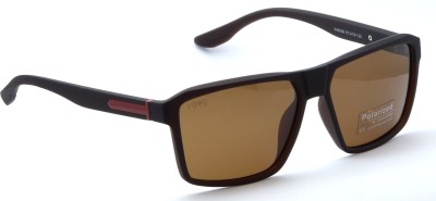 I-GOG Rectangular Sunglasses(For Men & Women, Brown)