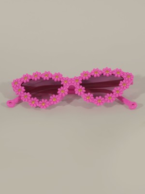 Dukiekooky Cat-eye Sunglasses(For Boys & Girls, Black)
