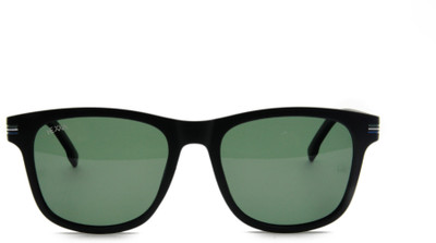 HEXXA Rectangular Sunglasses(For Men, Green)