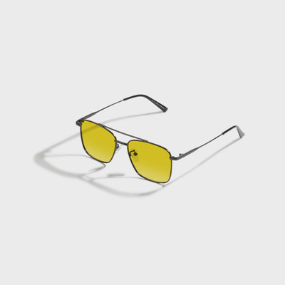 SAM AND MARSHALL Retro Square Sunglasses(For Men, Yellow)