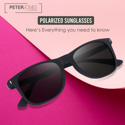 PETER JONES Spectacle  Sunglasses(For Men & Women, Black)