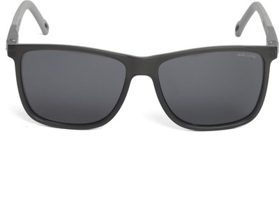 MARC LOUIS Retro Square Sunglasses(For Men & Women, Grey)
