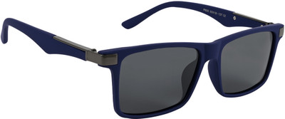 PROVOGUE Rectangular Sunglasses(For Men, Black)