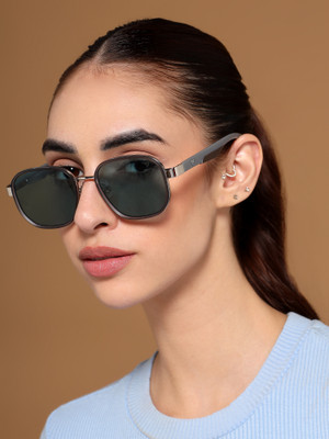 VOYAGE Retro Square Sunglasses(For Men & Women, Blue)