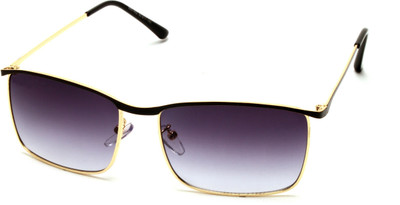 MESPEE Rectangular Sunglasses(For Men & Women, Grey)