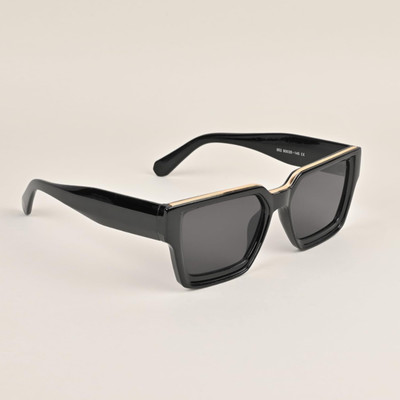 ARICKS Clubmaster Sunglasses(For Men & Women, Black)