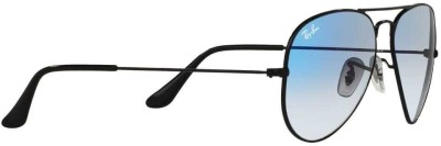 RB WORLDS Aviator Sunglasses(For Men & Women, Blue)