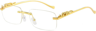 AKAYI Retro Square Sunglasses(For Men, Clear)
