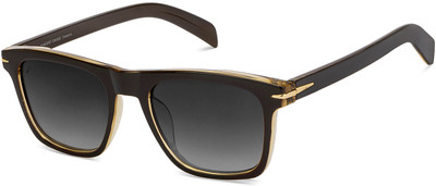 VINCENT CHASE Wayfarer Sunglasses(For Men & Women, Grey)