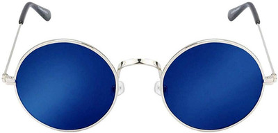 SRPM Round Sunglasses(For Men & Women, Blue)