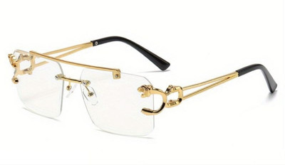 Syn Traders Retro Square Sunglasses(For Men & Women, Clear)