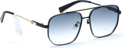 EYEFLICK Rectangular Sunglasses(For Men, Blue, Silver)