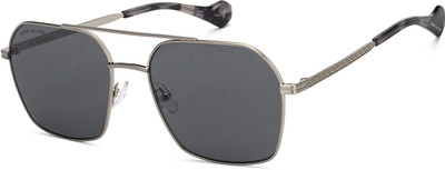 john jacobs Retro Square Sunglasses(For Men & Women, Grey)