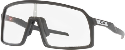 OAKLEY Rectangular Sunglass(For Men, Clear)