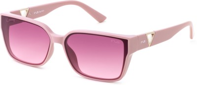 IRUS Rectangular Sunglasses(For Women, Pink)