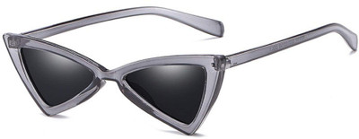 Augen Cat-eye Sunglasses(For Men & Women, Black)
