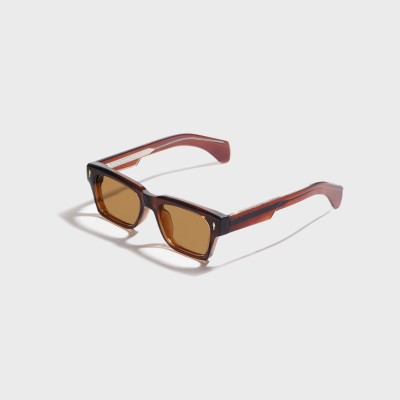 SAM AND MARSHALL Rectangular Sunglasses(For Men & Women, Brown)