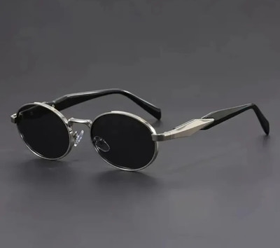 revcart Clubmaster, Oval, Round, Wayfarer Sunglasses(For Men & Women, Black)