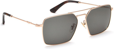 Police Retro Square Sunglasses(For Men, Grey)