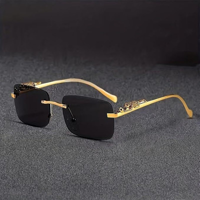 VALWICK Rectangular Sunglasses(For Men & Women, Black)