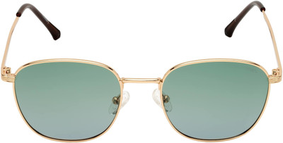 KOSCH ELEMENTE Retro Square Sunglasses(For Men & Women, Green)