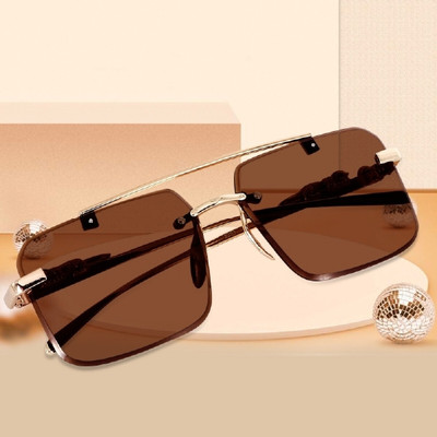 VALWICK Rectangular Sunglasses(For Men & Women, Brown)
