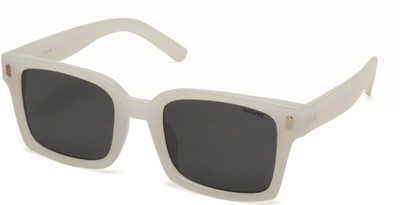 MESPEE Rectangular Sunglasses(For Men & Women, Black)