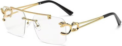 CREATURE Rectangular Sunglasses(For Men & Women, Clear)