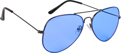 NuVew Aviator Sunglasses(For Men & Women, Blue)