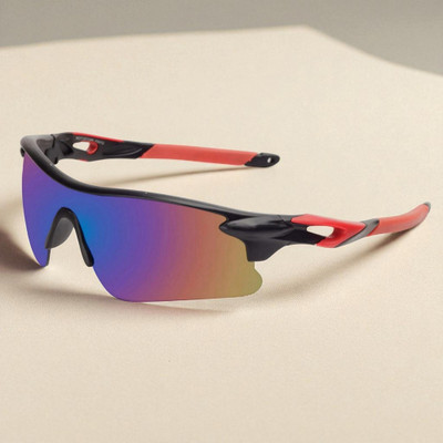 JEERATI Sports Sunglasses(For Men & Women, Multicolor)
