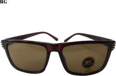 SARDAR TRADING CO Retro Square Sunglasses(For Men & Women, Brown)