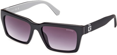 GUESS Retro Square Sunglasses(For Men, Grey)
