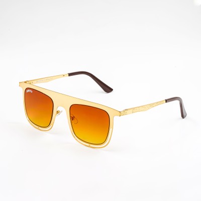 CHORIOTIS Wayfarer Sunglasses(For Men & Women, Brown, Clear)