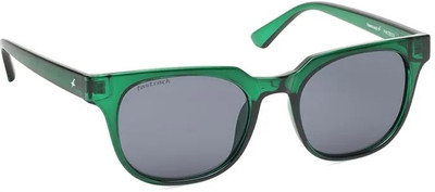 Fastrack Retro Square Sunglasses(For Men & Women, Black)