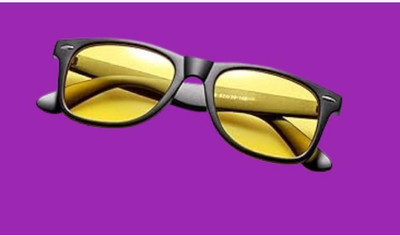 LENS LIBRARY Wayfarer Sunglasses(For Men & Women, Yellow)