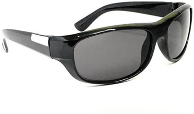 Dannilo Rectangular Sunglasses(For Men & Women, Black)