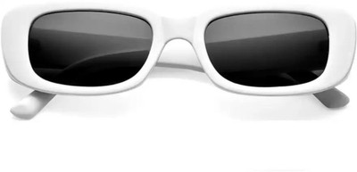 Rich Club Rectangular Sunglasses(For Men, Grey)
