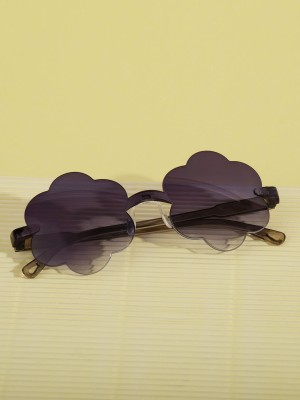 Dukiekooky Round Sunglasses(For Boys & Girls, Black)