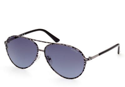 GUESS Cat-eye Sunglasses(For Women, Blue)
