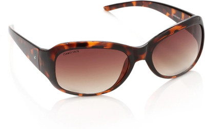 Fastrack Wrap-around Sunglasses(For Men & Women, Brown)