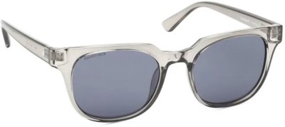 Fastrack Retro Square Sunglasses(For Men & Women, Black)