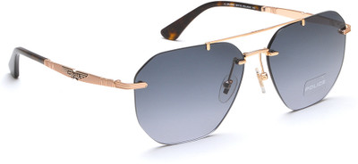 Police Retro Square Sunglasses(For Men, Grey)